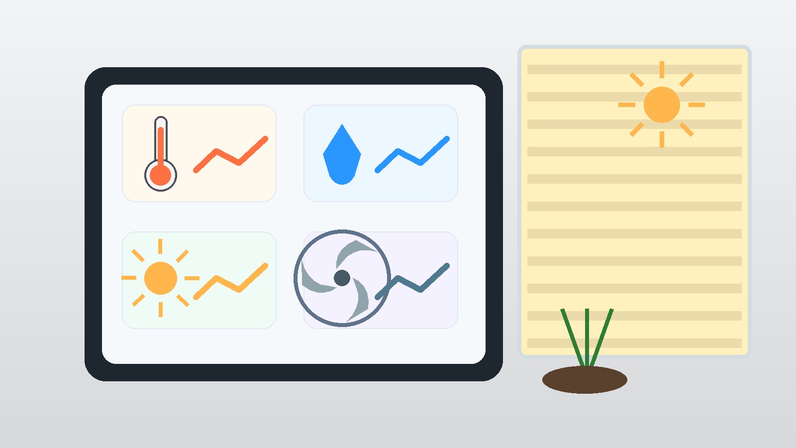 Featured image of post Home Assistant Dashboard für heiße Tage: Temperatur, Luftfeuchte und Raumklima im Blick